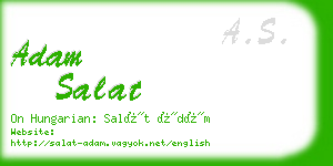 adam salat business card